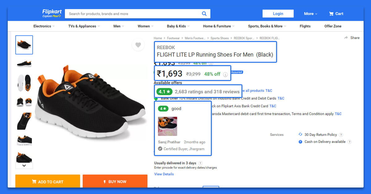 How To Scrape Product Data From Flipkart | Web Screen Scraping