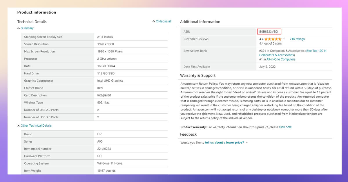 Product-Information-Section