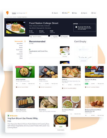 Swiggy Data Extraction Services | Scrape Food Delivery Data From Swiggy